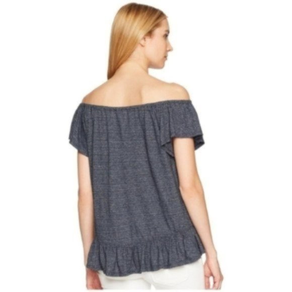 Lucky Brand Textured Off the Shoulder Top - Picture 5 of 8
